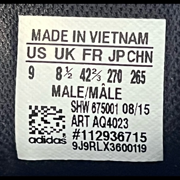 Adidas ZX Flux Size 9 Men's Gray Black Running Shoes AQ4023 - Picture 11 of 11